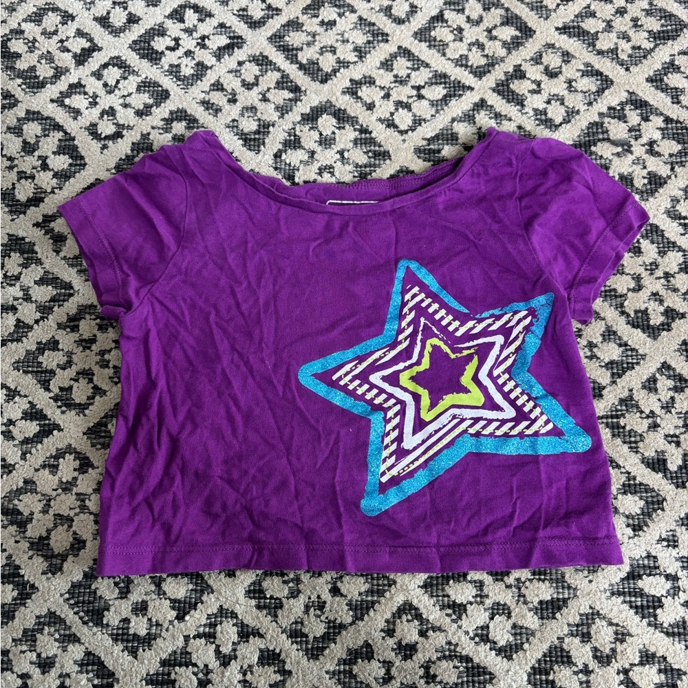 Jenni Purple Star Short Sleeve Tee